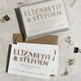 Personalised Wildflower Letters Wedding Thank You Cards, thumbnail 4 of 8