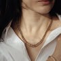 Eternal Luxe Gold Plated Interwoven Majesty Necklace, thumbnail 4 of 6