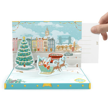 Christmas In London Music Box Card, 4 of 5