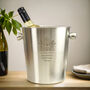 Personalised House Stainless Steel Ice Bucket, thumbnail 3 of 5