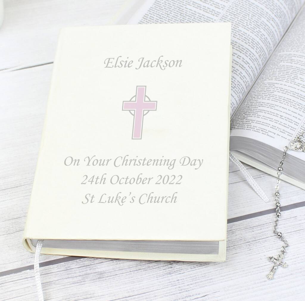 Personalised Bible With Cross, 1 of 3