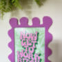 Grape Wall Print Blobby Frame Free Print Included, thumbnail 2 of 6
