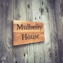 Personalised Oak House Plaque, Home Address Sign, thumbnail 7 of 9