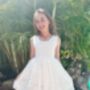 Ember In Ivory ~ Party Or Flower Girl Dress, thumbnail 4 of 6