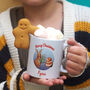 Rabbit And Guinea Pig Christmas Mug With Hot Choc Kit, thumbnail 1 of 3