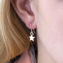 Silver Plated Star Earrings, thumbnail 2 of 12