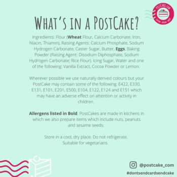 Design Your Own Postcake, 3 of 3