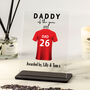 Personalised Daddy Of The Year Football Plaque, thumbnail 1 of 3