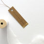 Pack Of 10 Personalised Gold Foil Gift Tags, thumbnail 1 of 2