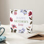 Illustrated Florals Personalised Mother's Day Card, thumbnail 1 of 2