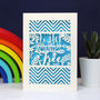 Wild And Free Papercut Card, thumbnail 2 of 6