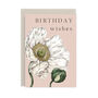 Spring Blossom 'Birthday Wishes' Botanical Card, thumbnail 2 of 2