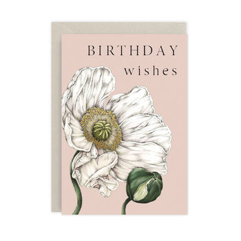 Spring Blossom 'Birthday Wishes' Botanical Card, 2 of 2