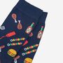 Men's Barbeque Grill BBQ Food Bamboo Socks, thumbnail 4 of 4