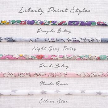 Liberty Print Letter Personalised Bracelet, 4 of 8