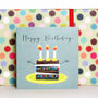 Happy Birthday Cake Card, thumbnail 1 of 5