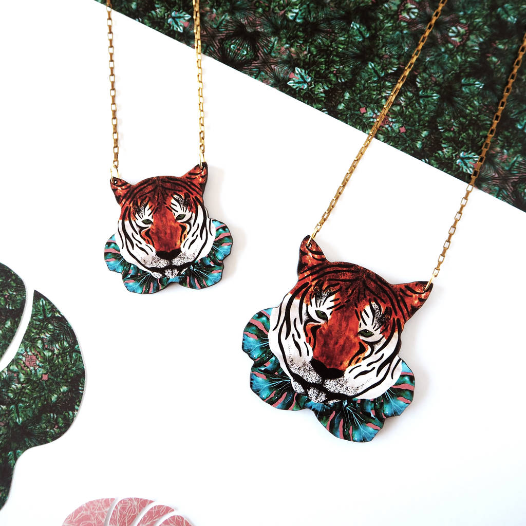 tiger necklace by mica peet