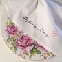 Hand Stitched Personalised Message Cotton Napkin, thumbnail 3 of 4