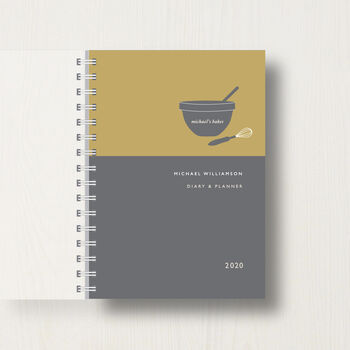Personalised 2024 Diary For Baking Lovers, 7 of 8