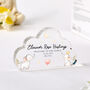 Personalised Christening Gift – Cloud Safari Acrylic Plaque, thumbnail 1 of 3