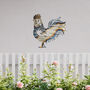 Rooster Metal Wall Art For Farmhouse And Garden Decor Gift, thumbnail 4 of 10