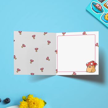 Mushroom Card | Cute Greetings Card, 2 of 4