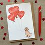 Personalised Dog Happy Valentine's Day Card, thumbnail 8 of 12