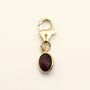 Garnet Matching Owner Necklace And Pet Collar Charm Set, thumbnail 6 of 7
