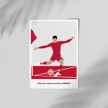 Trent Alexander Arnold Commentary Liverpool Poster, 2 of 4