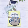Sloth Gifts: Cute Sloth Tea Gift Set, thumbnail 1 of 12