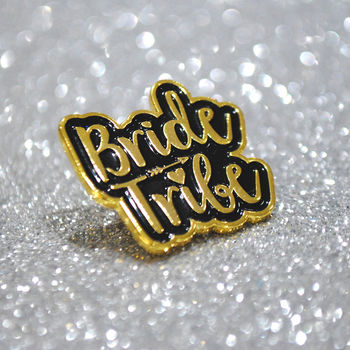 Bride Tribe Hen Party Enamel Lapel Pin Badge, 11 of 12