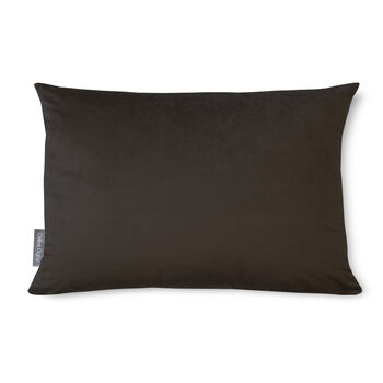 Luxury Super Soft Velvet Cushion Cedar Brown, 3 of 5
