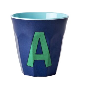 Blue Alphabet Melamine Cups, 4 of 6