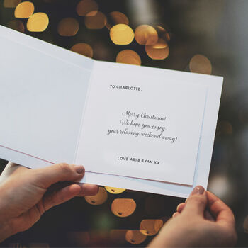 Personalised Gift Reveal Card Voucher, 6 of 7