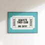 Alway Tired Club Print Bedroom Wall Art, thumbnail 6 of 8