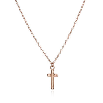 Small Cross Charm Necklace, 4 of 9
