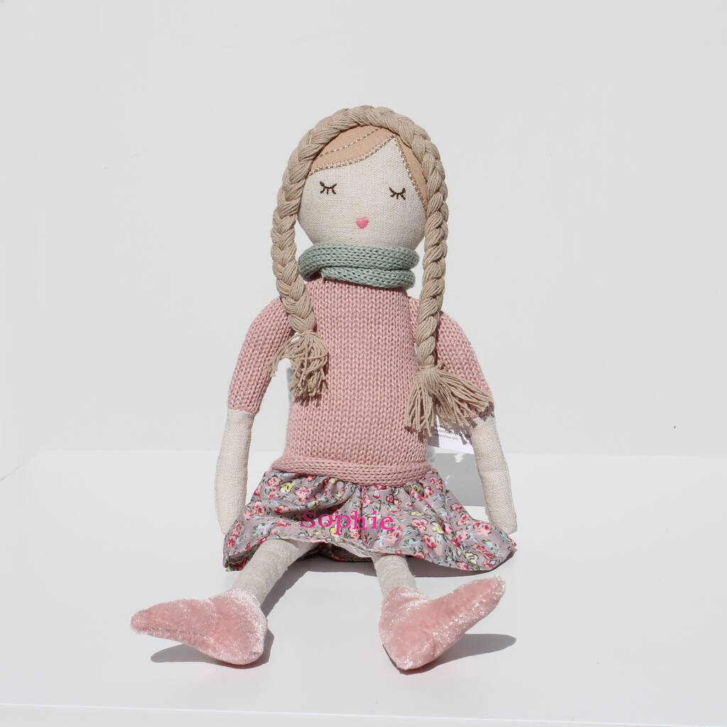 personalised soft doll