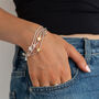 Silver Plated Star Multilayer Bracelet, thumbnail 1 of 8