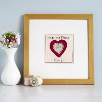 Personalised 40th Ruby Wedding Anniversary Card, 4 of 12