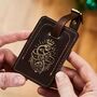 Dad Luxury Leather Luggage Tag, thumbnail 4 of 6