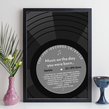 16th Birthday Print Music Day You Were Born 2010 Record, 11 of 12