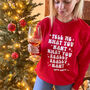 Tell Me What You Want 90's Christmas Jumper, thumbnail 3 of 4