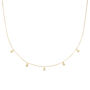 Dainty 18 K Gold Plated Disc Coin Choker Necklace, thumbnail 2 of 8