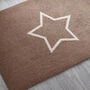 Scandi Star Doormat | Tan, thumbnail 2 of 2