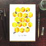 Mellifera Honeybee Art Print, thumbnail 2 of 8