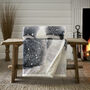 Baby Penguins In The Snow Printed Supersoft Throw With Faux Fur Backing 41021035, thumbnail 4 of 4