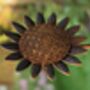 Metal Sunflower Garden Ornament Stake, thumbnail 2 of 3