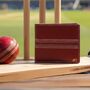 Personalised Vintage Leather Cricket Wallet, thumbnail 1 of 12
