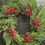 Casewick Pine And Berry Luxury Faux Christmas Wreath, thumbnail 2 of 2