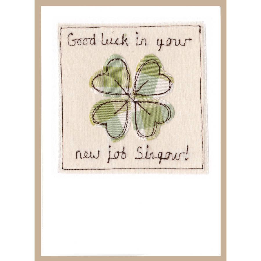 personalised good luck card by milly and pip | notonthehighstreet.com